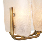 Chandelier Serrano Vintage Brass Finish Handmade Glass Eichholtz
