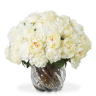 Bouquet Of Peonies White Tones Real Touch 48 Pieces / 2 Varieties Eichholtz