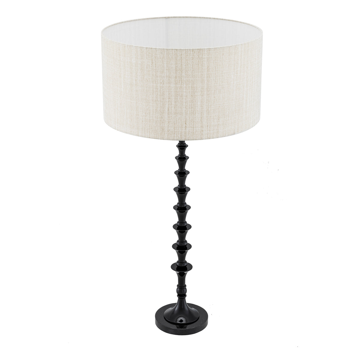 Table Lamp Arabella Piano Black Finish Incl Shade Eichholtz