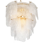 Chandelier Asinara Small Clear Textured Glass Eichholtz