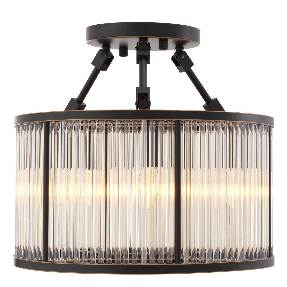 Ceiling Lamp Bernardi Small Bronze Highlight Finish Eichholtz