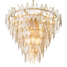 Chandelier Rhombus Large Antique Brass Finish Eichholtz