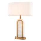Table Lamp Palladio Alabaster Incl Shade Eichholtz