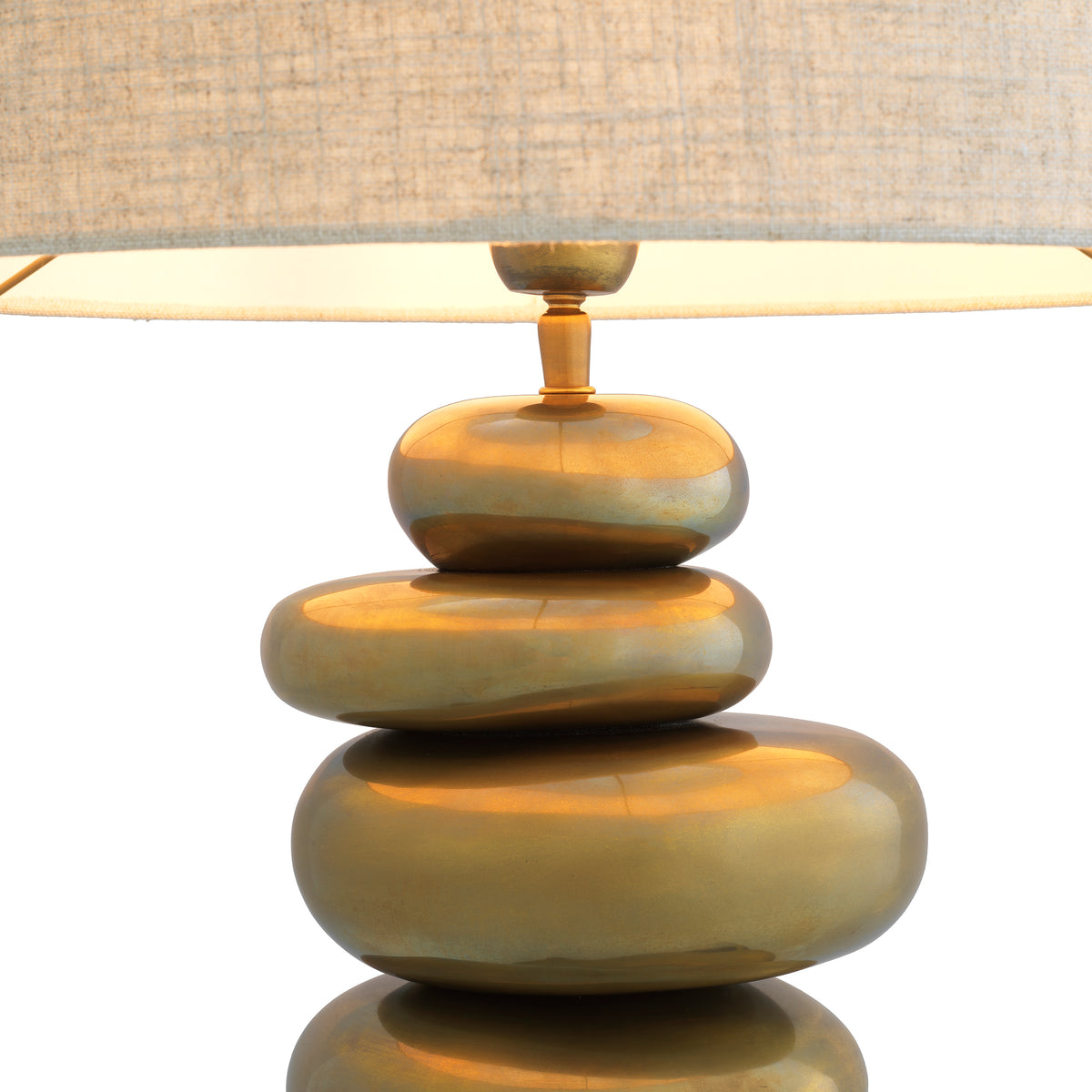 Table Lamp Kallisto Vintage Brass Finish Incl Shade Eichholtz