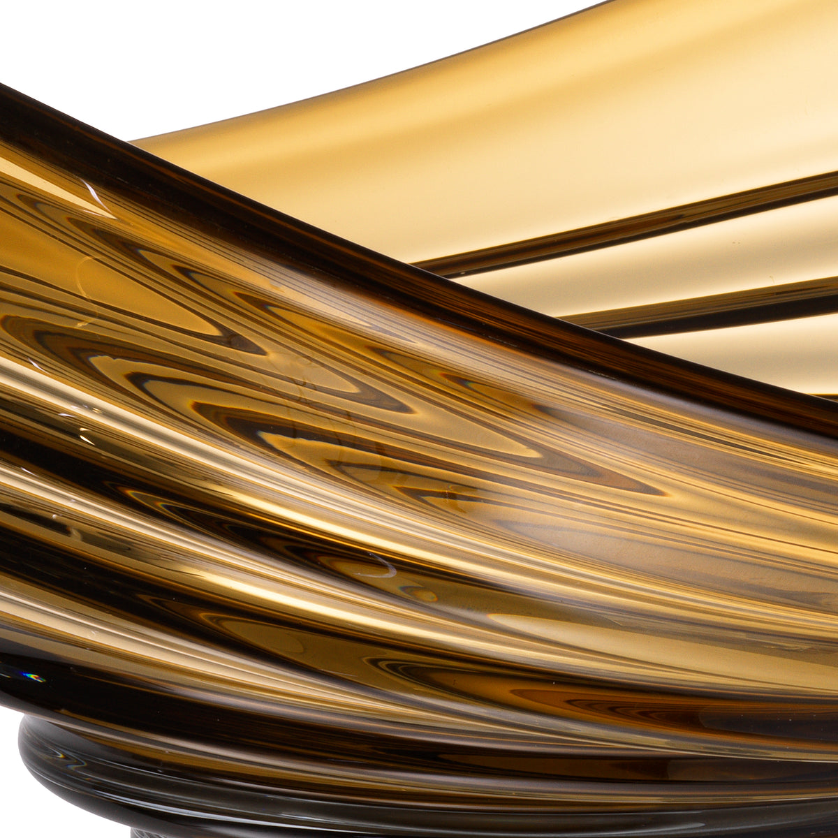 Bowl Pheadra Large Brown Glass Eichholtz