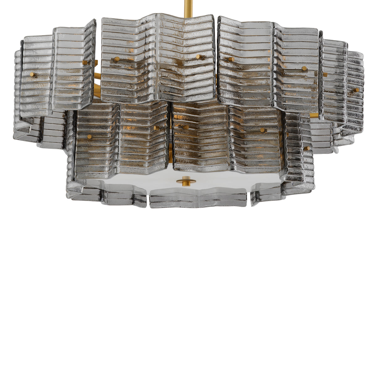 Chandelier Silvano Smoke Glass Eichholtz