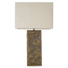 Table Lamp Kamari Vintage Brass Finish Incl Shade Eichholtz