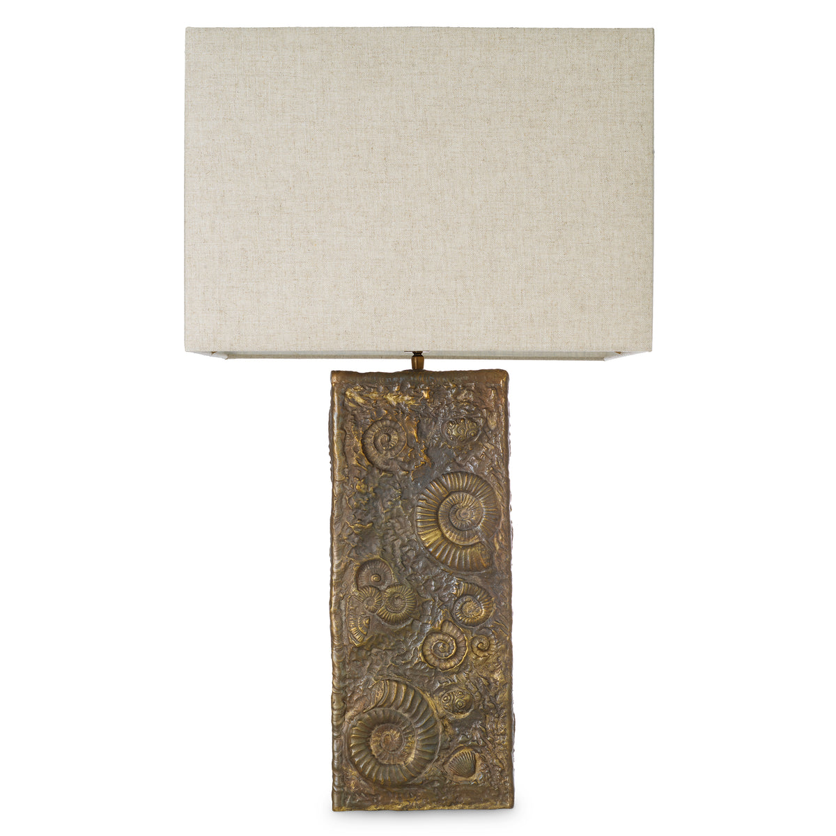 Table Lamp Kamari Vintage Brass Finish Incl Shade Eichholtz