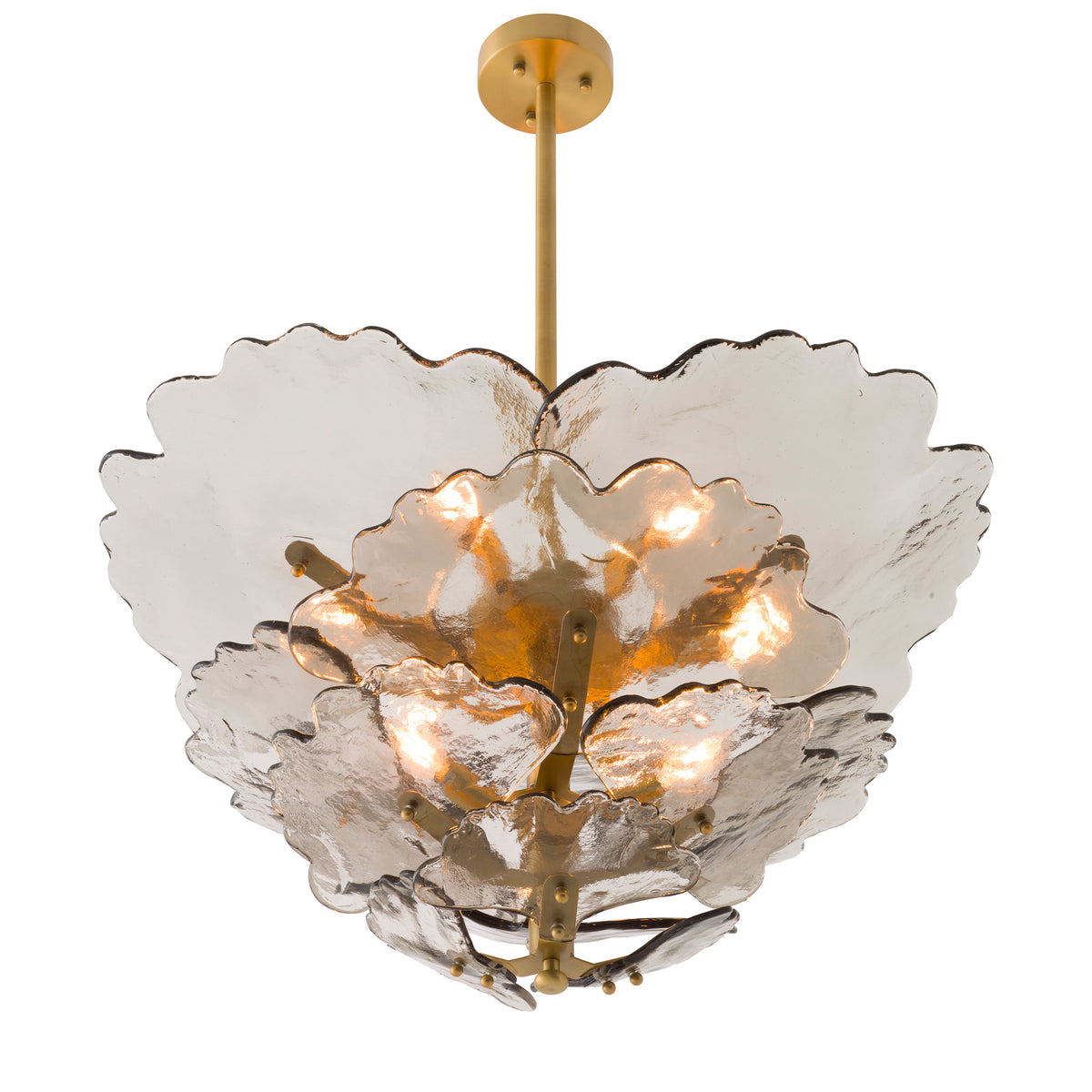 Chandelier Florina Smoke Glass Eichholtz