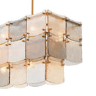 Chandelier Laurent Rectangular Antique Brass Finish Eichholtz