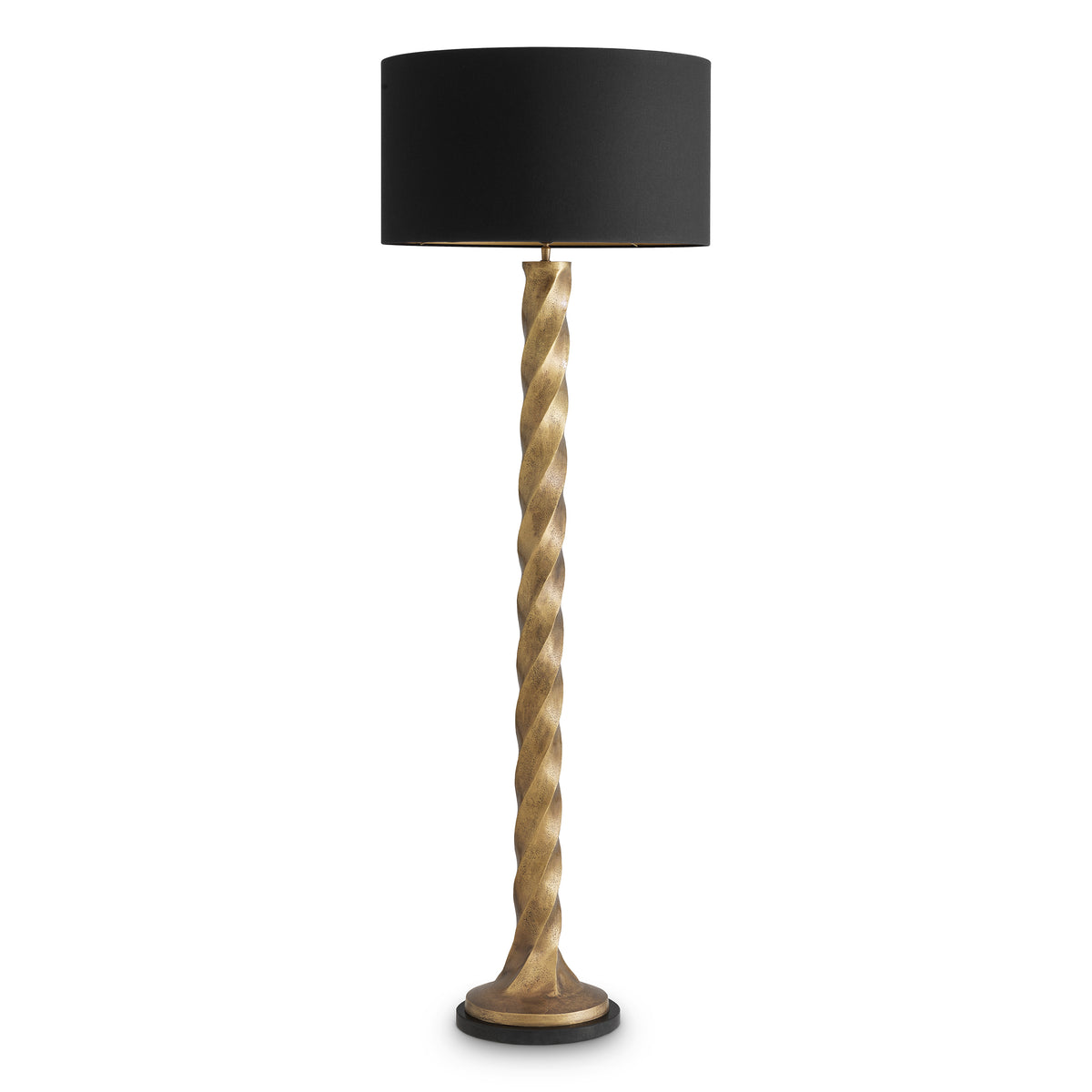 Floor Lamp Costanza Vintage Brass Finish Incl Shade Eichholtz