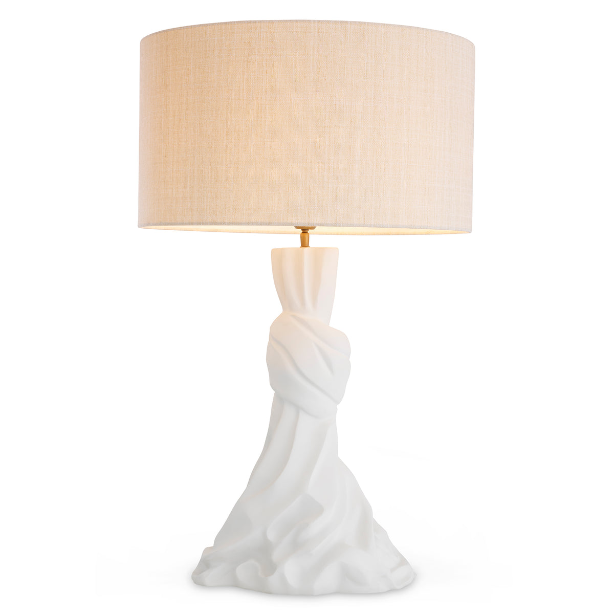 Table Lamp Banyan White Finish Incl Shade Eichholtz