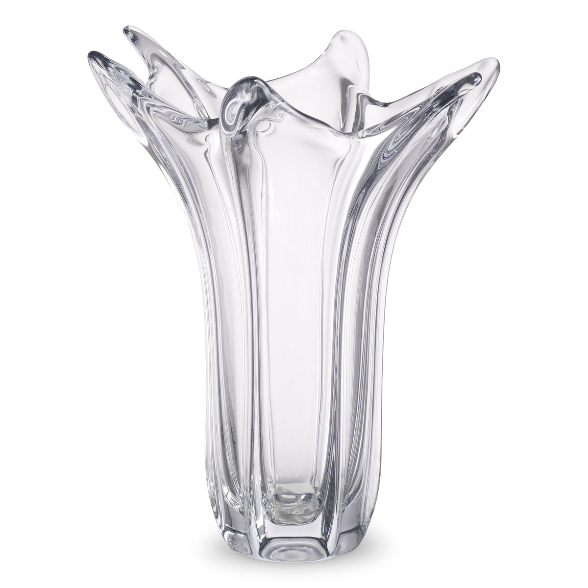Vase Sutter Clear Glass Eichholtz