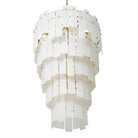 Chandelier Greyson Xl Antique Brass Finish Alabaster Eichholtz