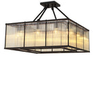 Ceiling Lamp Bernardi Square Bronze Highlight Finish Eichholtz