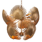 Chandelier Foliage Vintage Brass Finish Eichholtz