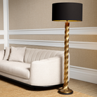 Floor Lamp Costanza Vintage Brass Finish Incl Shade Eichholtz