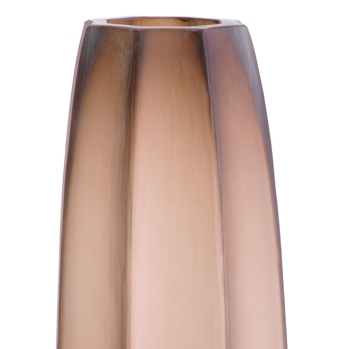 Vase Tiara Large Brown Glass Eichholtz