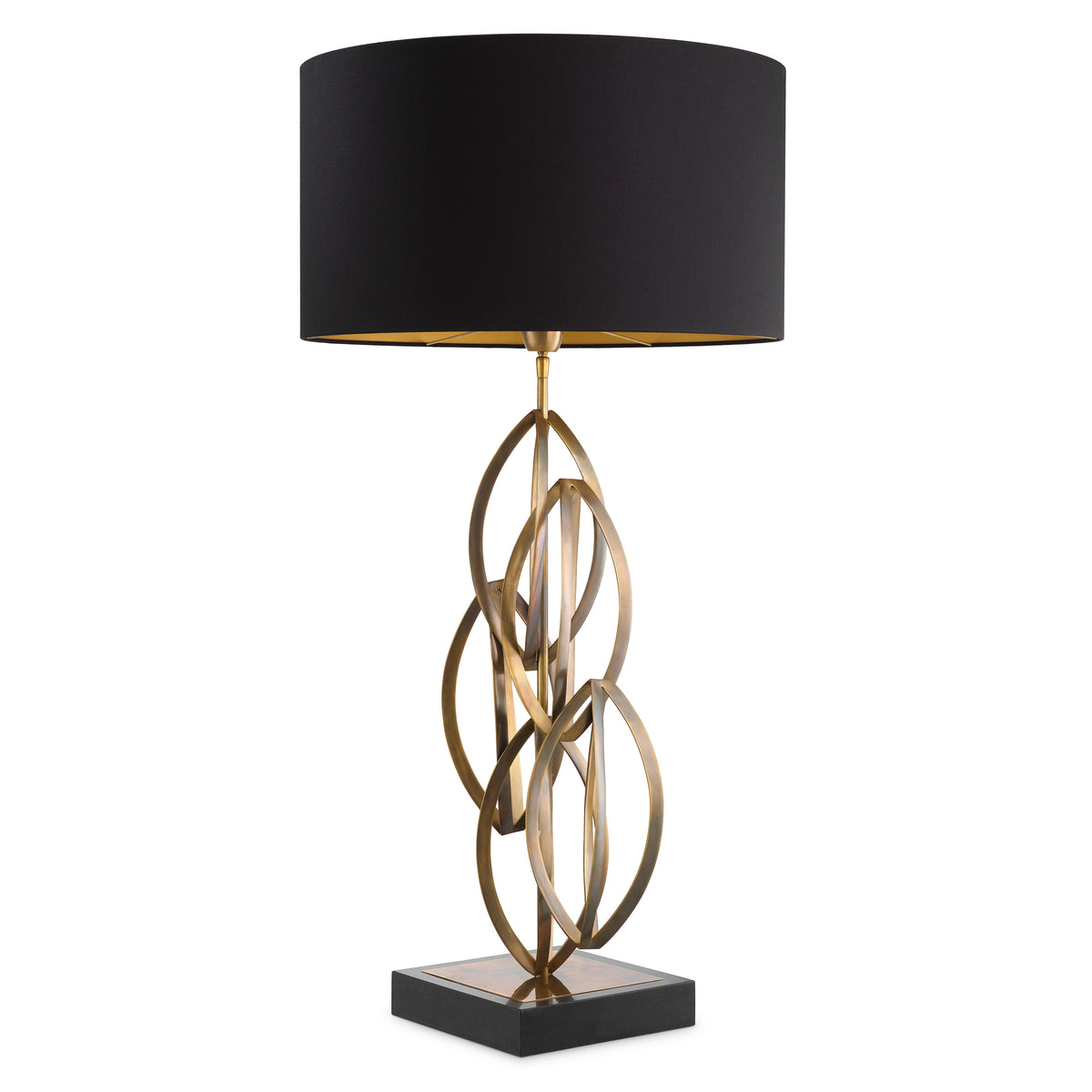 Table Lamp Bellamont Vintage Brass Finish Incl Shade Eichholtz
