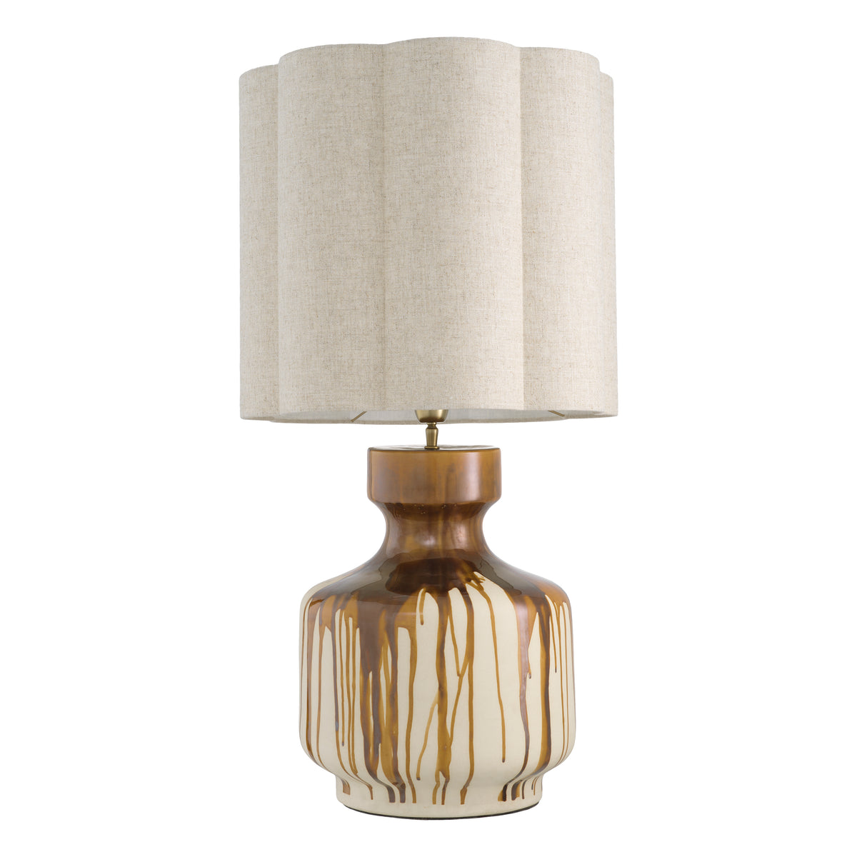 Table Lamp Lorena Brown Finish Incl Shade Eichholtz