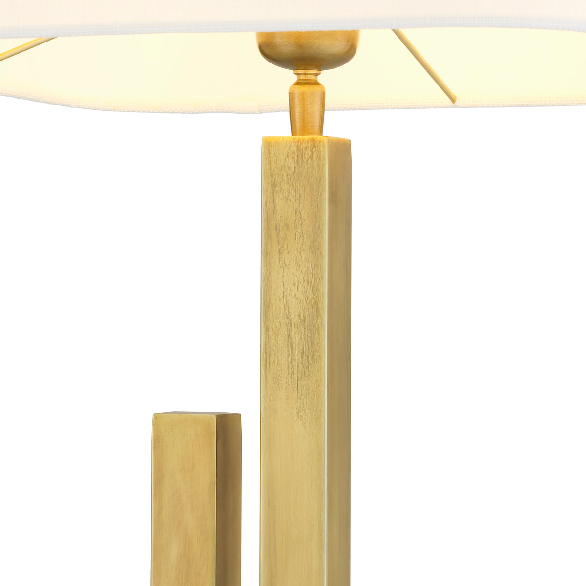 Floor Lamp Destino Vintage Brass Finish Incl Shade Eichholtz