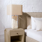 Table Lamp Mazzini Travertine Incl Shade Eichholtz