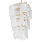 Chandelier Giardano Clear And Frosted Glass Antique Brass Finish Eichholtz