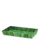 Desk Tray Harvard Small Straw Marquetry Green Eichholtz