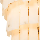 Chandelier Greyson Xl Antique Brass Finish Alabaster Eichholtz