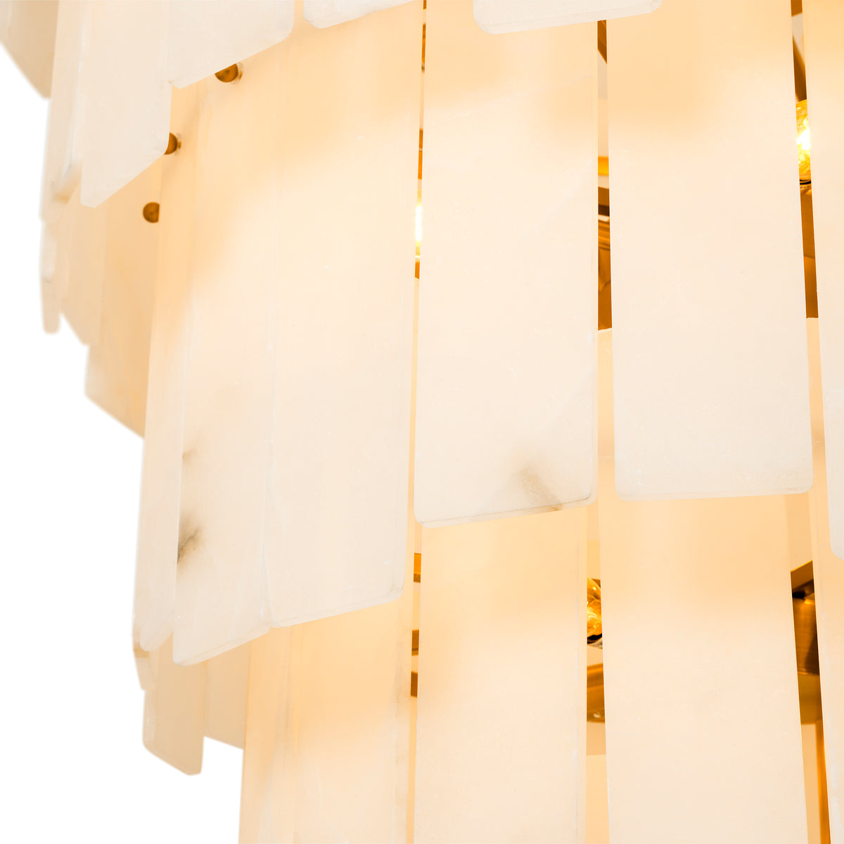 Chandelier Greyson Xl Antique Brass Finish Alabaster Eichholtz