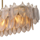Chandelier Verbier Rectangular Light Brushed Brass Finish Eichholtz