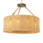 Chandelier Bernardi Natural Rattan Eichholtz