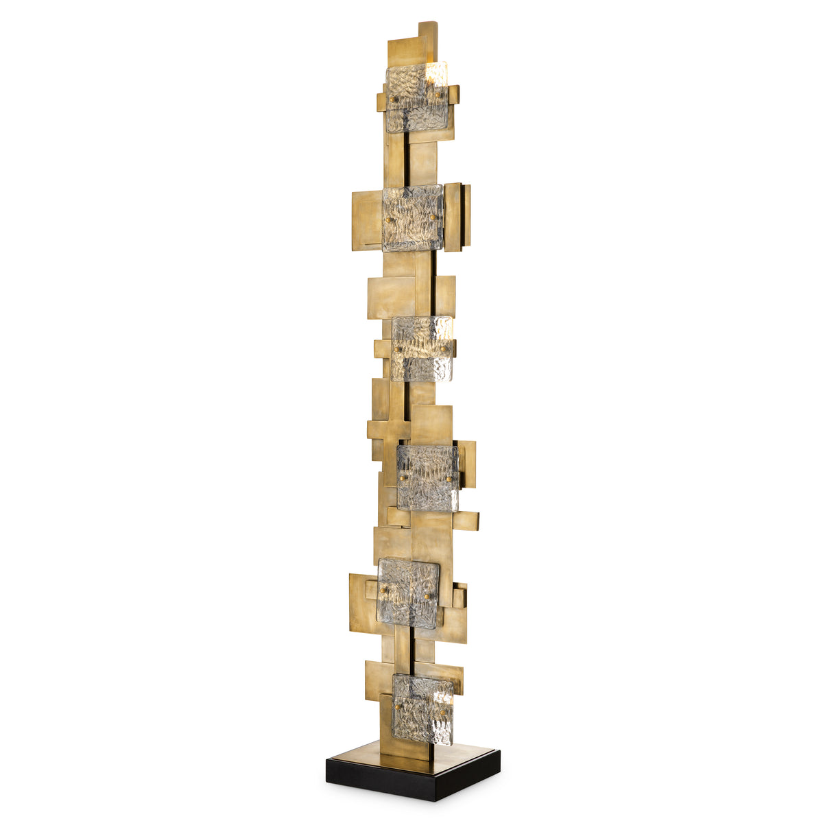Floor Lamp Langham Vintage Brass Finish Eichholtz