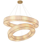 Chandelier Monari Antique Brass Finish Eichholtz