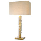 Table Lamp Mirabella Vintage Brass Finish Incl Shade Eichholtz