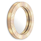 Mirror Monari With Light Antique Brass Finish Eichholtz