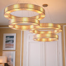 Chandelier Monari Antique Brass Finish Eichholtz