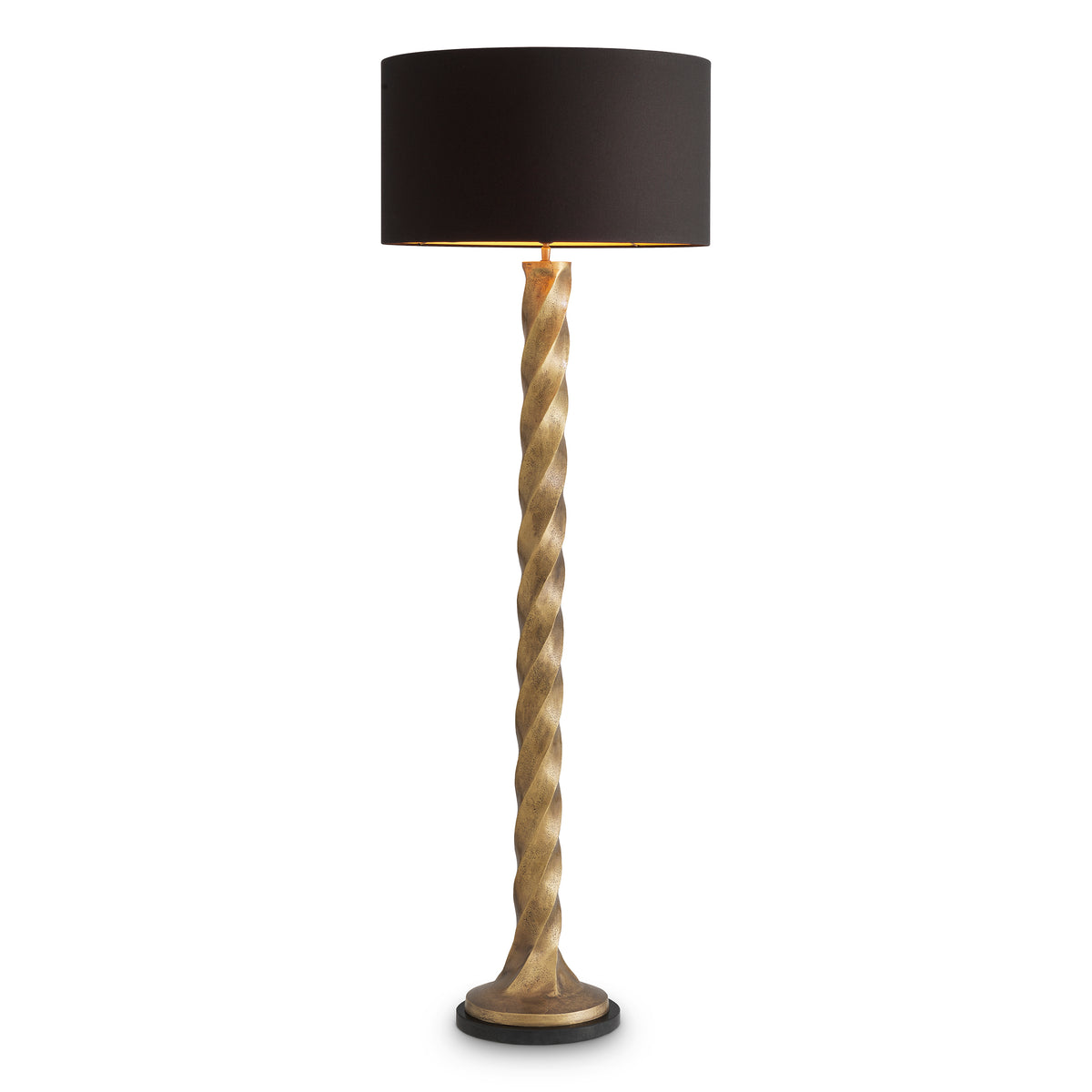 Floor Lamp Costanza Vintage Brass Finish Incl Shade Eichholtz