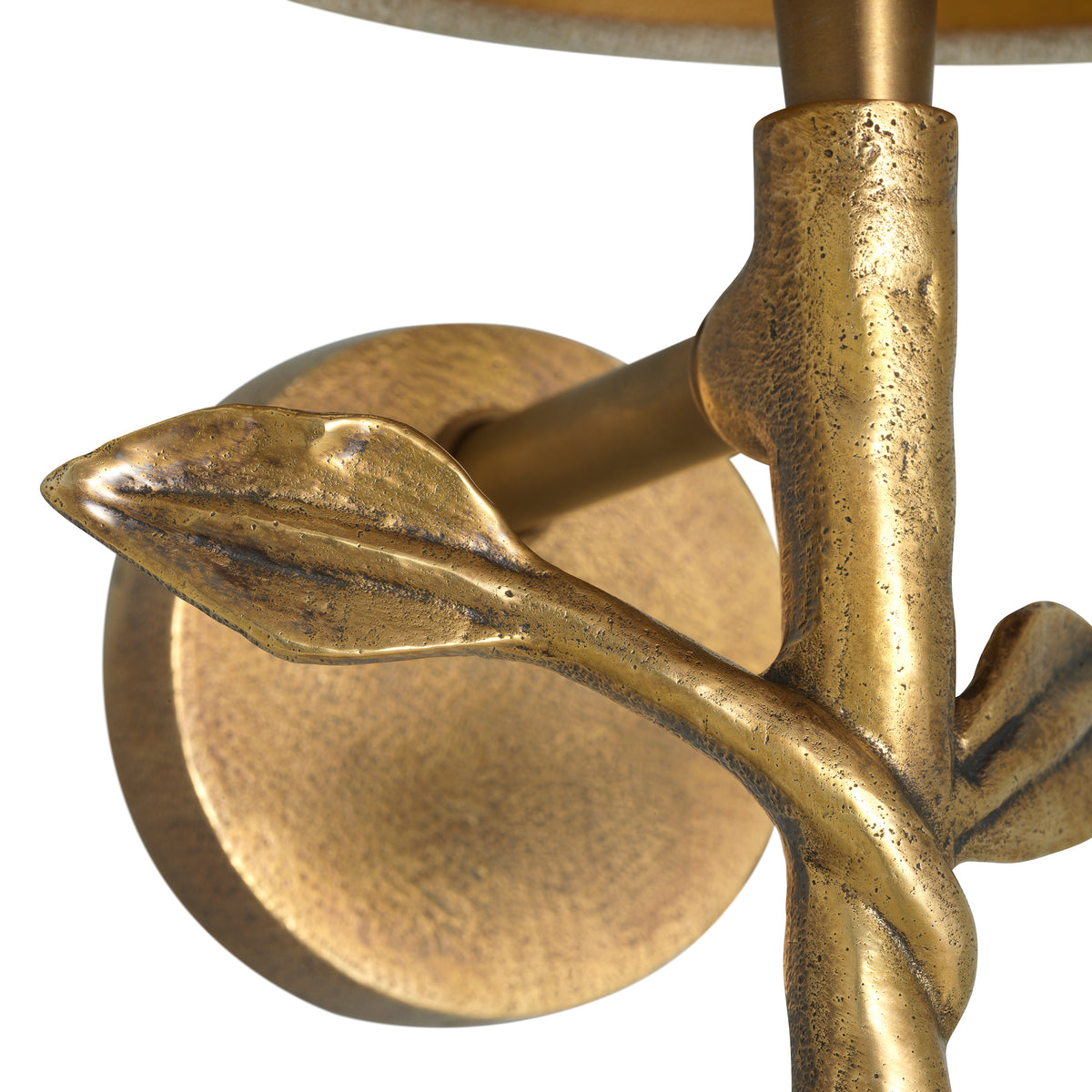 Wall Lamp Farini Vintage Brass Finish Incl Linen Mix Shade Eichholtz