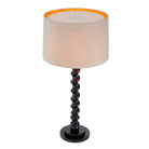 Table Lamp Massimo Piano Black Finish Incl Shade Eichholtz