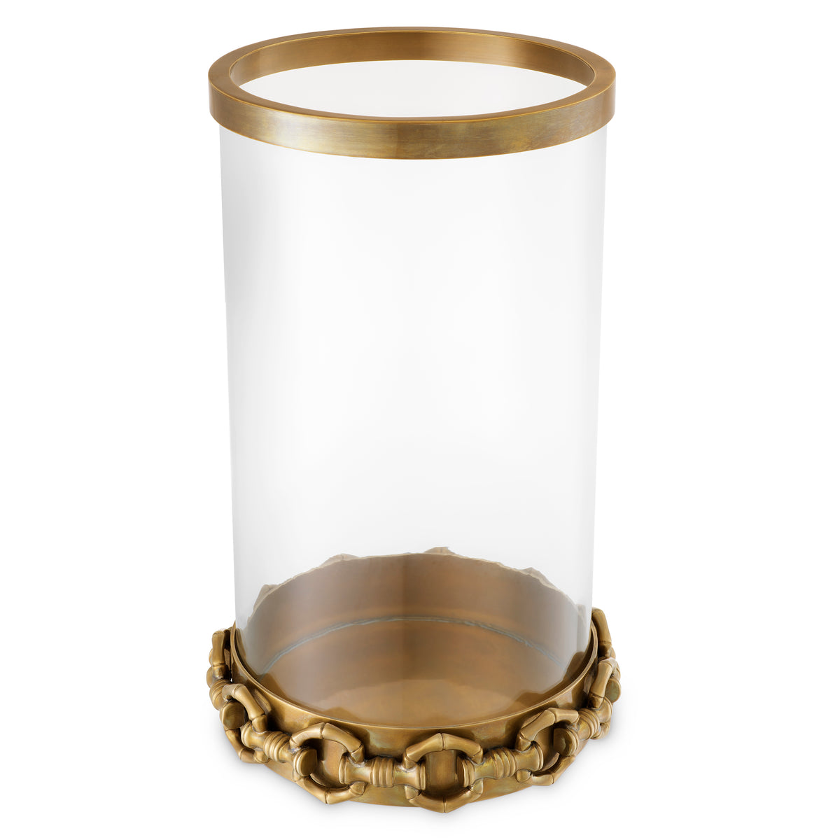 Hurricane Clementine Large Vintage Brass Finish Eichholtz