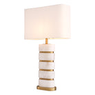 Table Lamp Newall Alabaster Incl Shade Eichholtz