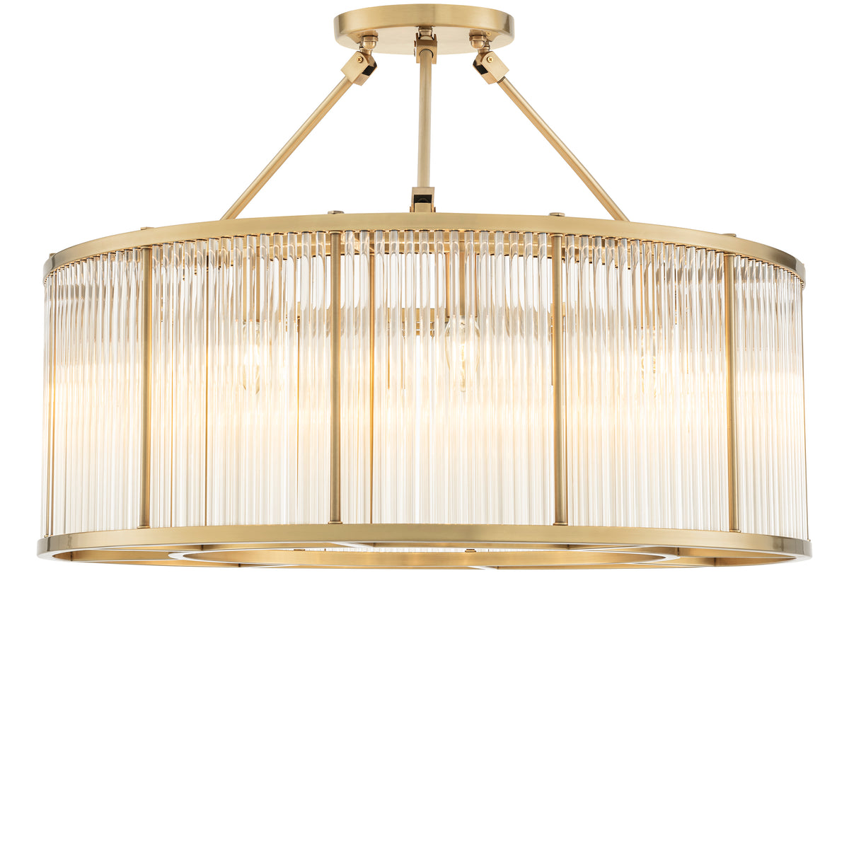Ceiling Lamp Bernardi Large Antique Brass Finish Eichholtz