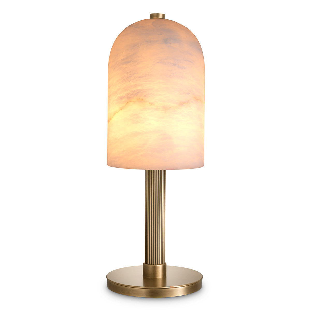 Table Lamp Kayla Antique Brass Finish Alabaster Eichholtz
