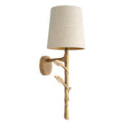 Wall Lamp Farini Vintage Brass Finish Incl Linen Mix Shade Eichholtz