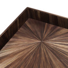 Desk Tray Harvard Small Straw Marquetry Brown Eichholtz