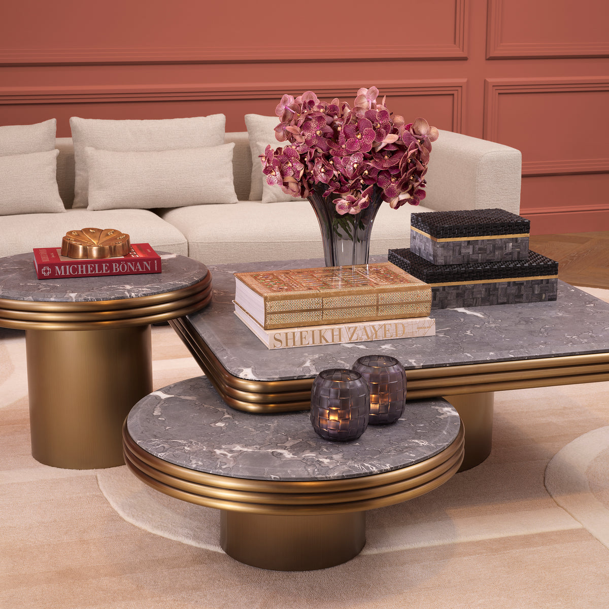 Rug Marsala Ivory-Beige 300 X 400 Cm Eichholtz