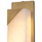 Wall Lamp Scilla Antique Brass Finish Alabaster Eichholtz