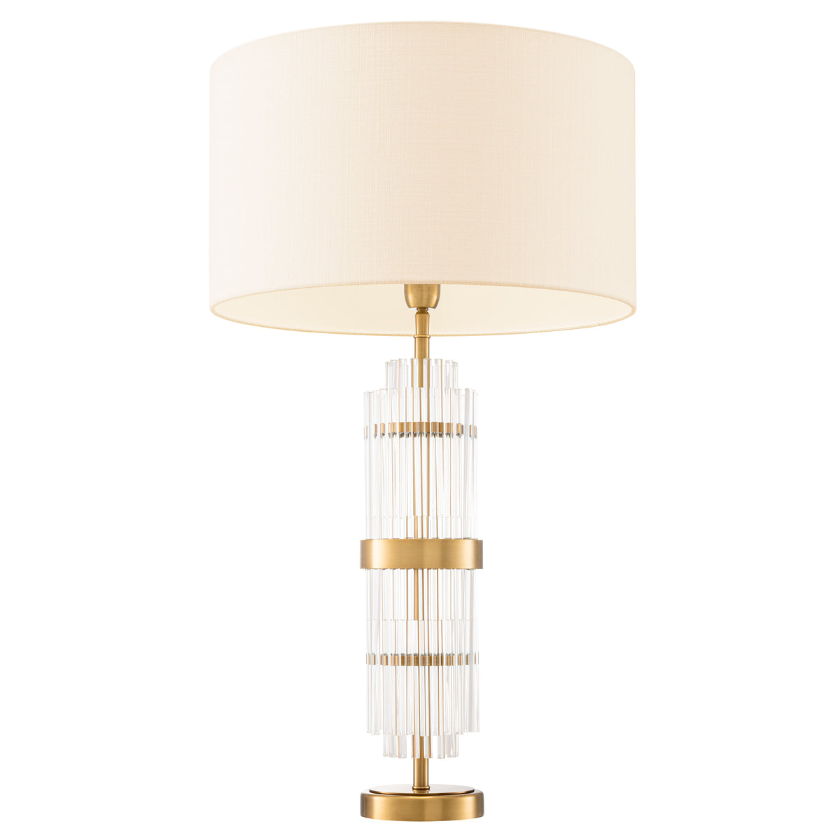 Table Lamp East Antique Brass Finish Incl Shade Eichholtz