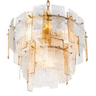 Chandelier Cassiano Structure Glass Antique Brass Finish Eichholtz